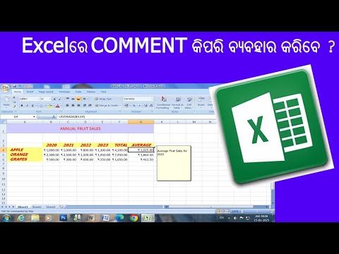 How to Insert Image in Comment Box in Excel | Excel Tricks  #exceltips || ଓଡ଼ିଆରେ ଏକ୍ସସେଲ ଶିଖିବା |