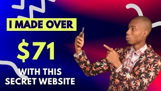 🔥I Made $71 With This Secret Website 🆕😬 Get Paid $/hr or Per Task: Remote Jobs💰 To Earn Money 2026 💸