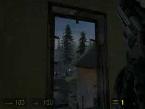 Scoped 357 Magnum in HL2:Ep2 - Combat