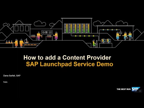 How to add a Content Provider to SAP Build Work Zone, Standard Edition