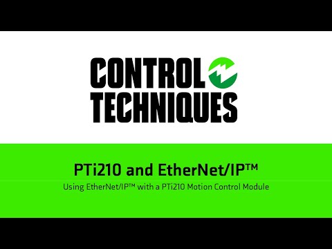 Using EtherNet IP with a PTi210 Module