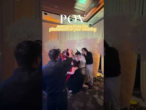when it’s party time at the photobooth‼️ #shortsfeed #weddingday #photobooth
