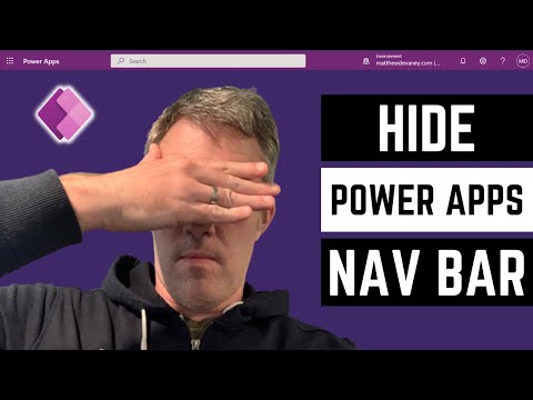 Power Apps Tip: Hide The Navigation Bar In Play Mode