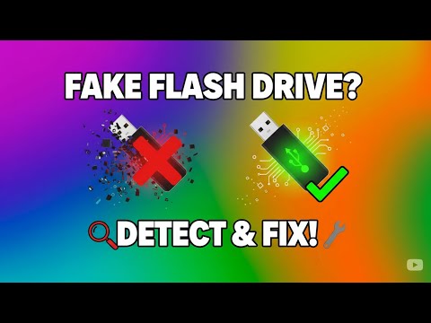 Fake USB Flash drive. how to check and fix