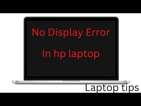 No Display in Hp laptop #hplaptop
