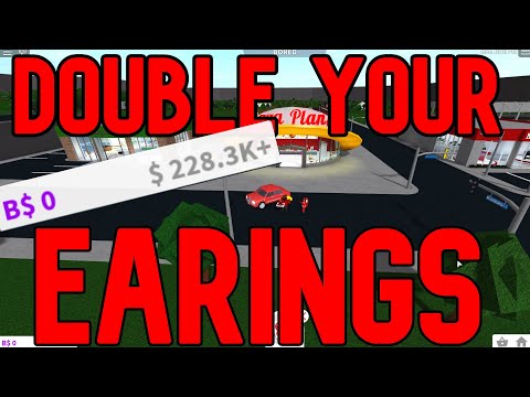 BLOXBURG PIZZA DELIVERY MONEY GLITCH | DOUBLE YOUR EARNINGS