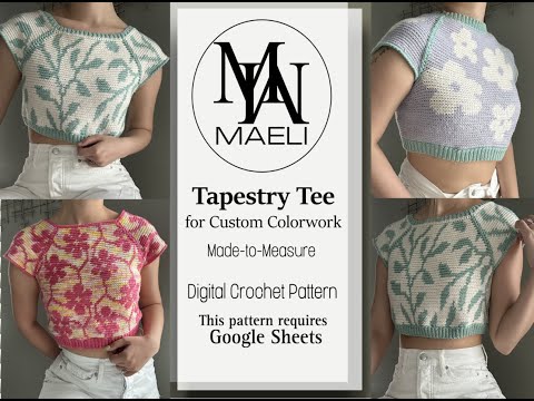 Tapestry Tee Pattern - Colorwork Chart Tutorial