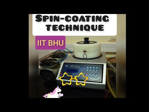Spin-coating technique || Spin coat #iitbhu #Corrosion prevention