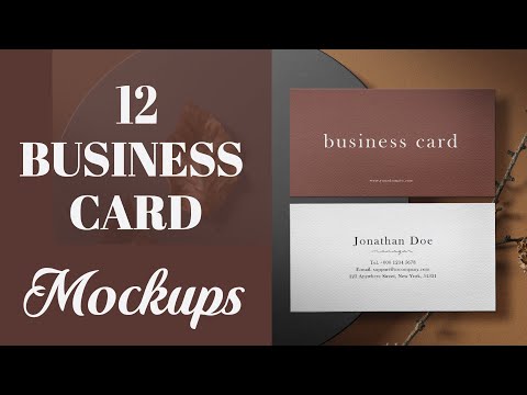 Free Business Card Mockups (Part 2)