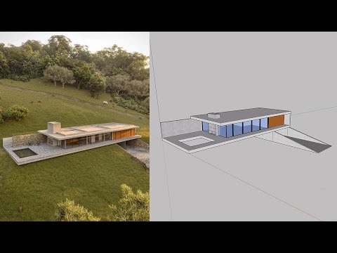 Modern Villa Modelling in 10 Minutes - SketchUp
