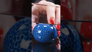 Satisfying Glass Blueberry Fruit Cut 🫐 ASMR #shorts #asmr #relaxing