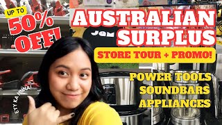 Muntinlupa Store Tour + up to 50% OFF! Australian Surplus
