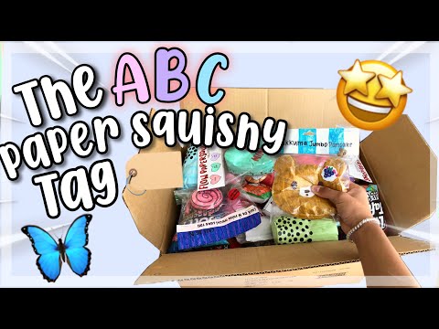 THE ABC PAPER SQUISHY TAG! 🏷