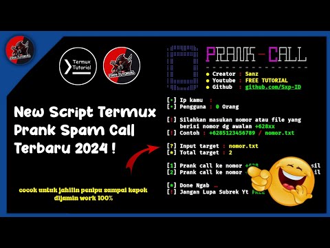 FREE TUTORIAL - Cara Prank Spam Call Menggunakan Termux Terbaru 2025 !