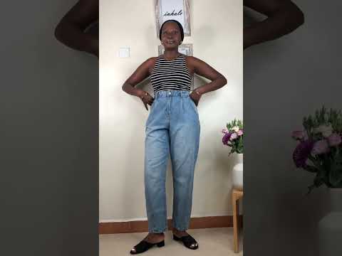 How To Style Balloon Jeans #blackgirlfashion #fashion #howtostyle #myoutfit #ootd #style
