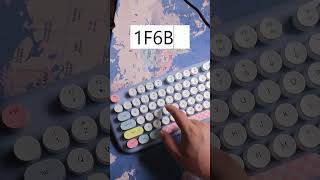 What Does Unicode 1F6BF Represent? It’s the Shower! 🚿 #unicode #emoji #shorts #msword #keyboard