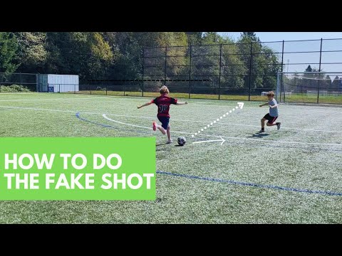 How To Do The Fake shot in soccer