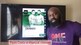 Paulo Costa vs Khamzat Chimaev