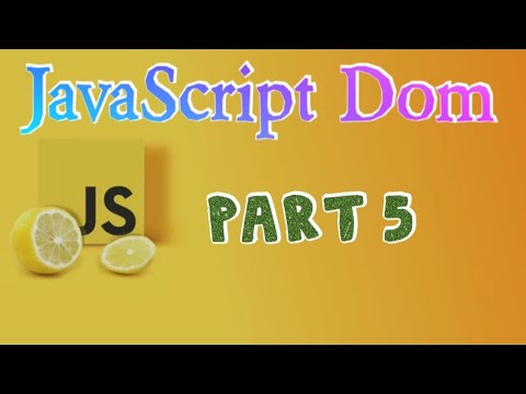 JavaScript Document Object Model (DOM) (Part 1)