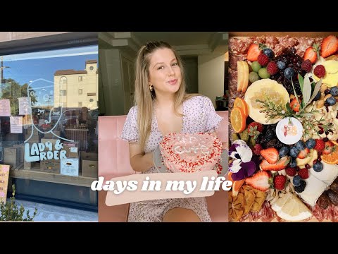 DAYS IN MY LIFE: charcuterie boards, vday shoot, vitamins, and sustainable cleaning products!
