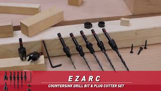 100% Useful Woodworking Tutorial: EZARC Countersink Drill Bit Set