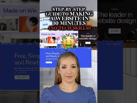 STEP-BY-STEP GUIDE TO MAKING A WEBSITE IN 10 MINUTES (NO TECH SKILLS!)
