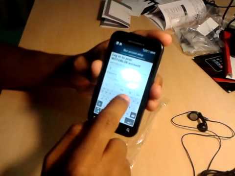 Motorola defy plus unboxing
