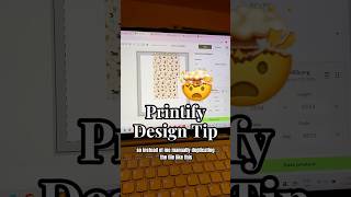 How to Use Seamless Patterns on Printify (Easy Design Tip!) #printondemand #printify