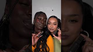 Does Fenty Beauty’s limited edition Gloss Bomb in MAJOR FLEX pass the color theory test??? 👀🖤✨