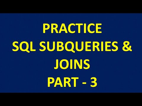 SQL Subqueries Practice Question - PART 3 | SQL interview questions #sqlsubquery