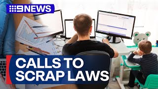 Business group urges Victorian government to scrap working from home | 9 News Australia