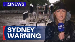 Severe weather warning is in place parts of Sydney | 9 News Australia