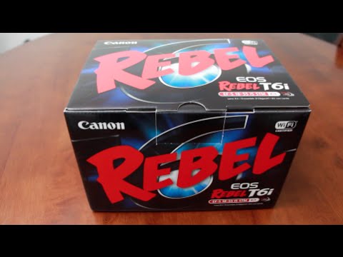 Unboxing Canon T6i EOS Rebel Kit W/ STM 18 55 Lens & WiFi