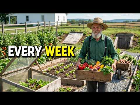 The Amish Method for Harvesting Fresh Food Every Single Week All Year