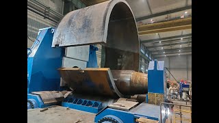 How to roll steel plates for wind towers