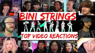 Bini Strings MV - Top Video Reactions Compilation (After the Second Chorus Part)