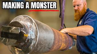 We Made a GIGANTIC Boring Bar (From A TRAIN AXLE!)