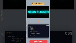 Make Your Text Glow Like This! 💥 HTML CSS Magic!