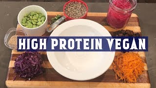 Macro Friendly Monday Ep.5 | High Protein Vegan / Vegetarian Grain Bowl (36g Protein, 620 Calories)