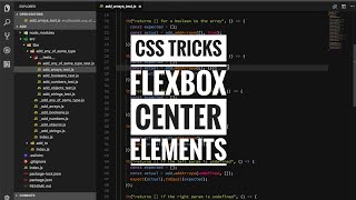 Css tricks - flexbox center elements