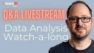 Live Data Analysis Watch-a-long + Q&A
