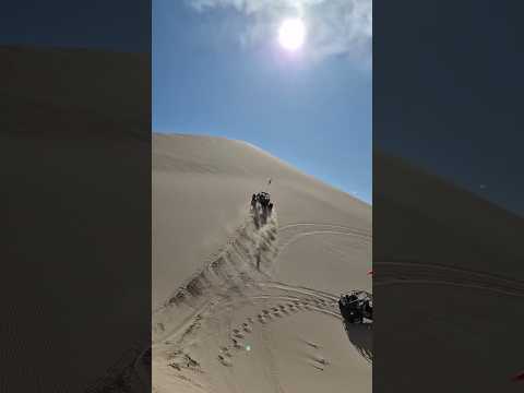 He chickened out last minute going over a pretty steep ridge. #stuck #chicken #steep #ridge