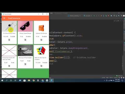 Class 19 : Flutter E-commerce Basic