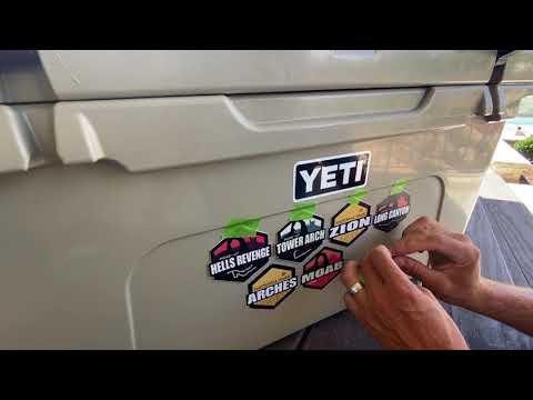 Applying Trail Stickers Evenly