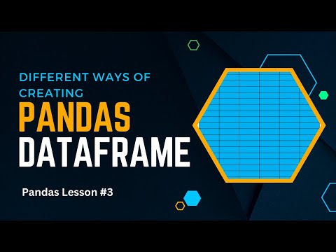 Working with pandas DataFrame | How to create DataFrames in pandas | SuMyPyLab