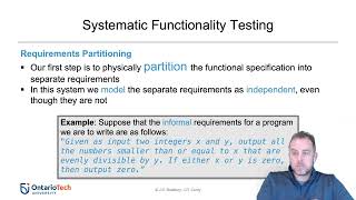 Black Box Testing I (CSCI 3060U Lecture 08)