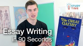 ESSAY WRITING IN 90 SECONDS! | Study Advice for NCEA | StudyTime NZ