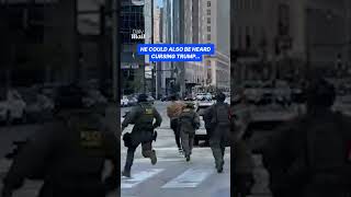 Delivery man taunts border patrol agents before swift getaway