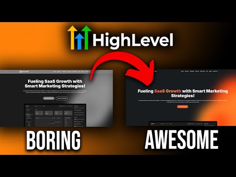 Watch Me Transform a Boring GHL Website With Just 3 Effects