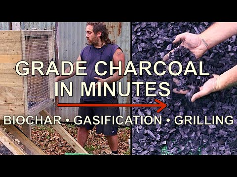 DIY Charcoal Sifter: Sort for Biochar, Gasification, Grilling & More